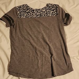 S leopard PINK VS T shirt
